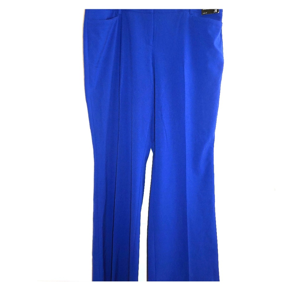 Size 18 NWT nY&c cobalt bluebootcut dress pants